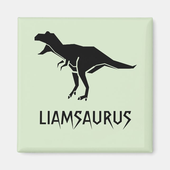 Anpassa Dinosaur Namn personalize Magnet (Framsidan)