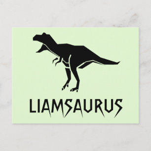 Anpassa Dinosaur Namn personalize Vykort