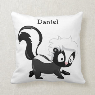 Anpassa ditt eget cute Woodland Baby Skunk Kudde