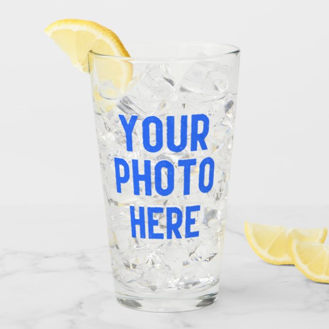 Anpassa ditt eget färgglas glaskopp (Framsida Ice)