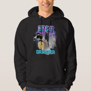 Anpassa ditt eget foto från Cat Bootleg 90's Stil Hoodie