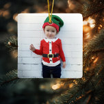 Anpassa ditt eget foto julgransprydnad keramik<br><div class="desc">Anpassa den här ornamenten med ett eget foto eller en egen design. Foto av Becky Nimoy</div>