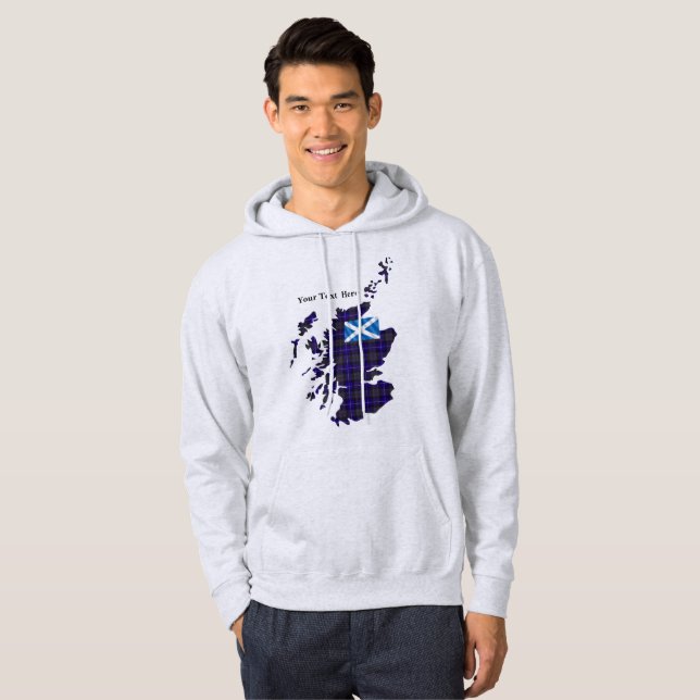 Anpassa ditt eget Pride av Scotland Hoodie (Hel framsida)