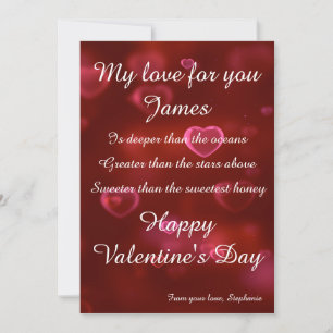 Anpassa ditt eget Valentines day-kort Julkort