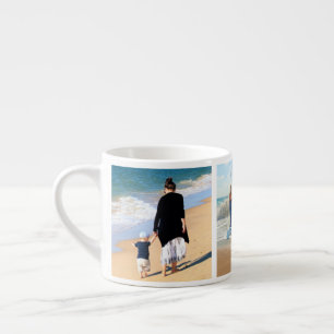 Anpassa Ditt Familjefoto Collage Espresso Mugg Espressomugg