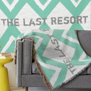 Anpassa ditt hus Mint Aztec Mönster Filt