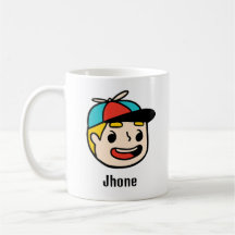 Anpassa ditt namn med en fin Tecknad Ansikte