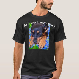 Anpassa ditt rotweiler-foto och text t shirt