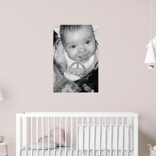 Anpassa Ditt Svart Vitt Foto Poster