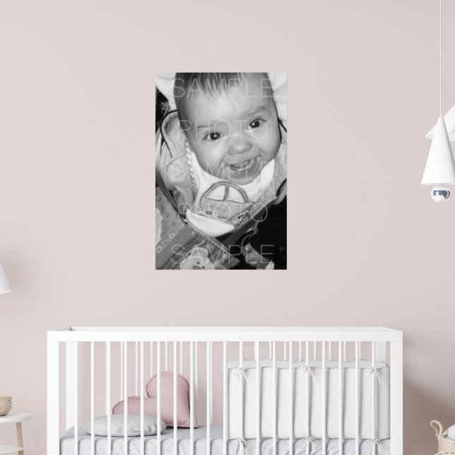 Anpassa Ditt Svart Vitt Foto Poster (Barnkammare 2)