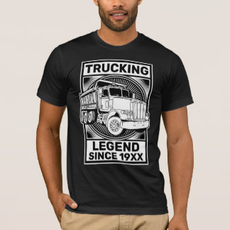 Anpassa drivrutin för Trucking Legend Lastbil T Shirt