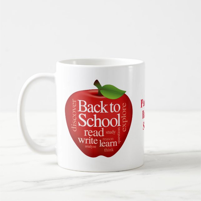 Anpassa Efter sommarlovet Kaffemugg (Vänster)