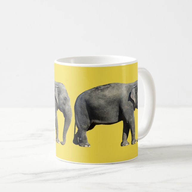 Anpassa Elephant Kaffemugg (Framsida höger)