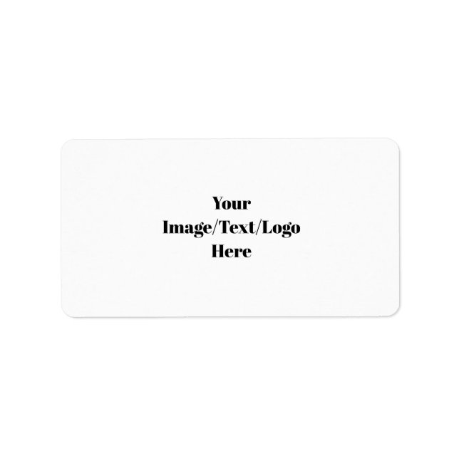 Anpassa eller anpassa adressetikett (Framsidan)