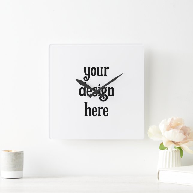 Anpassa eller anpassa fyrkantig klocka (Hem)