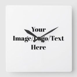 Anpassa eller anpassa fyrkantig klocka