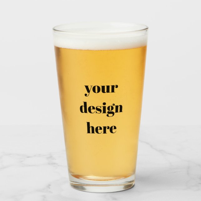 Anpassa eller anpassa glaskopp (Framsida fylld)