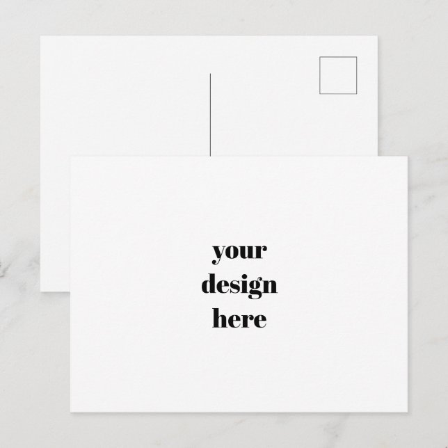 Anpassa eller anpassa helg vykort (Fram/baksida)