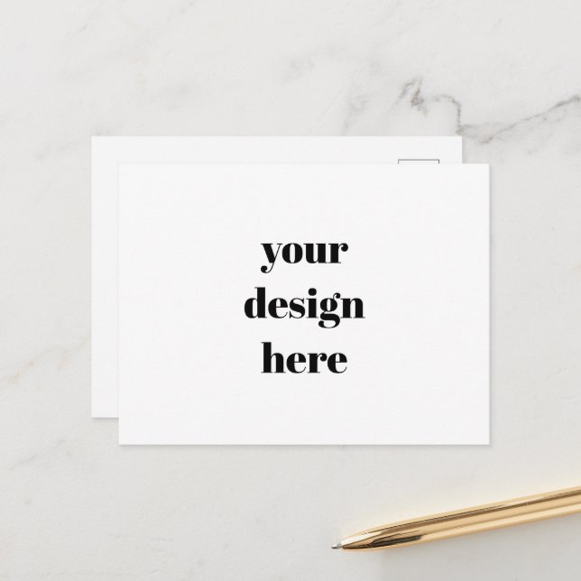 Anpassa eller anpassa helg vykort (Fram/Back In Situ)