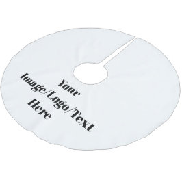 Anpassa eller anpassa julgransmatta borstad polyester