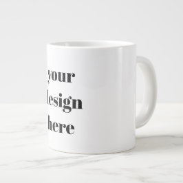 Anpassa eller anpassa jumbo mugg