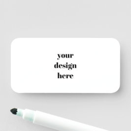 Anpassa eller anpassa namnbricka