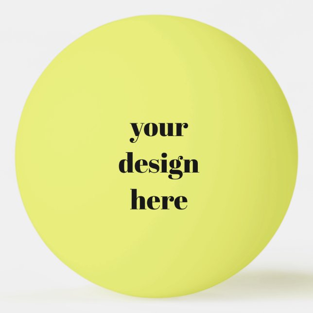 Anpassa eller anpassa pingisboll (Framsidan)