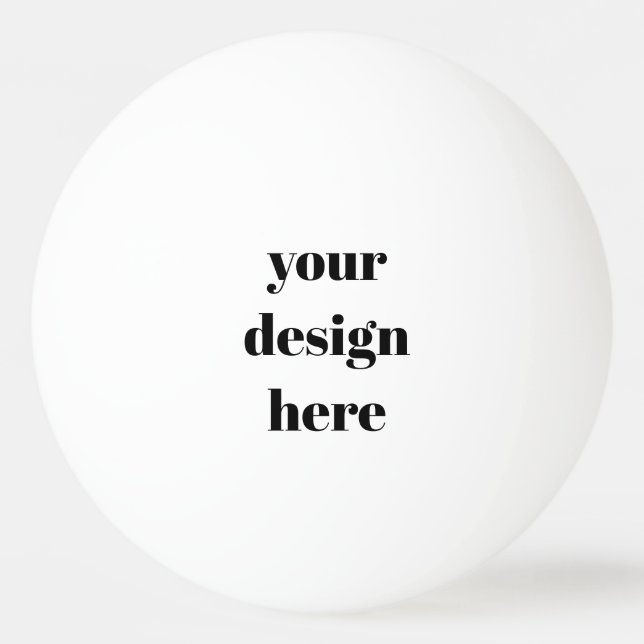 Anpassa eller anpassa pingisboll (Framsidan)