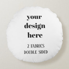 Anpassa eller anpassa rund kudde