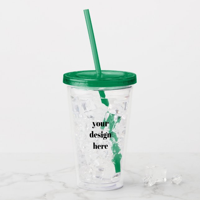 Anpassa eller anpassa take away mugg (Framsida Ice)