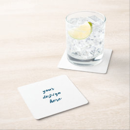 Anpassa eller anpassa underlägg papper kvadrat