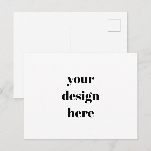 Anpassa eller anpassa vykort (Fram/baksida)