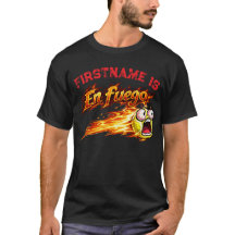 Anpassa "En fuego" Tennisboll i brand.