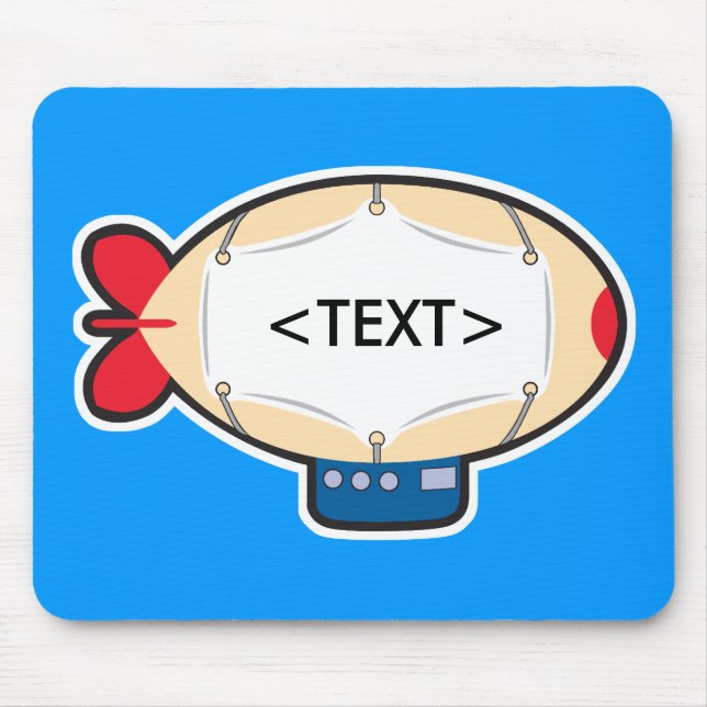 Anpassa en luftskepp, <TEXT> Musmatta (Framsidan)
