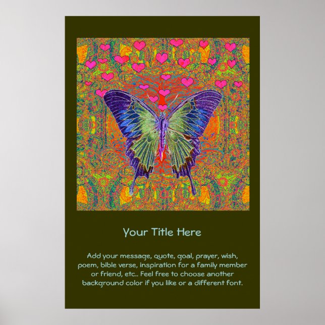 Anpassa en Poster (Framsidan)