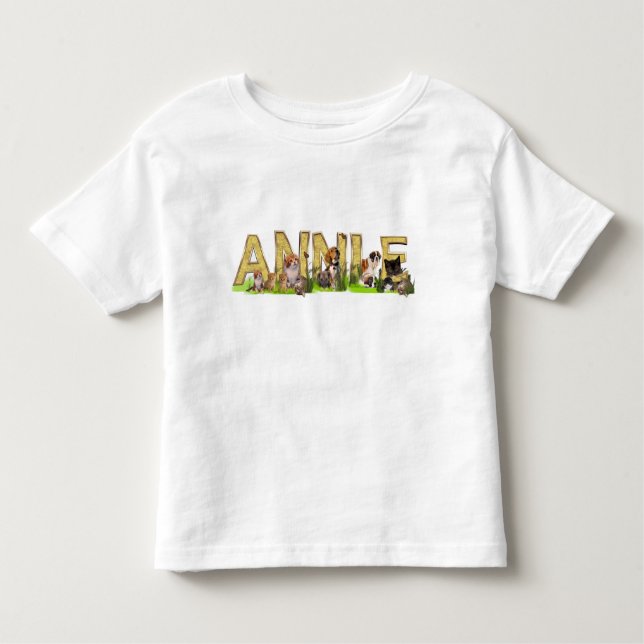 Anpassa en T-skjorta med namn initialer T Shirt (Framsida)
