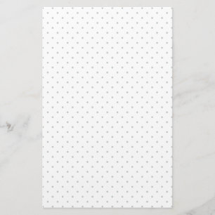 Anpassa enkelt Färg från Grått Mini Polka dots Brevpapper