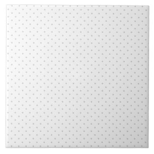 Anpassa enkelt Färg från Grått Mini Polka dots Kakelplatta