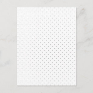 Anpassa enkelt Färg från Grått Mini Polka dots Vykort