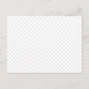 Anpassa enkelt Färg från Grått Mini Polka dots Vykort