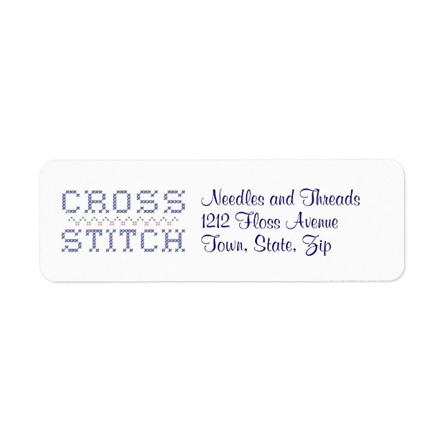 Anpassa etiketten Kor Returadress Etikett (Framsidan)