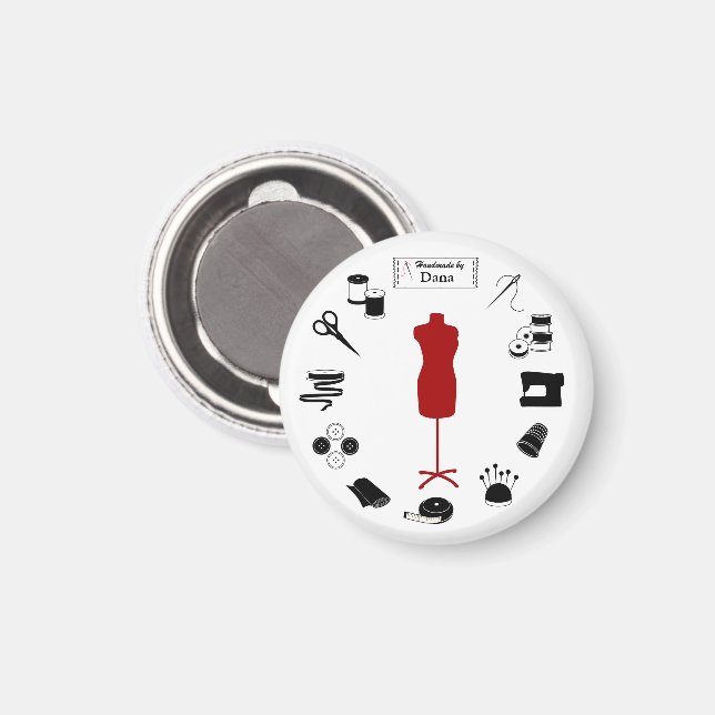 Anpassa Etiketten Magnet (Front/Back)