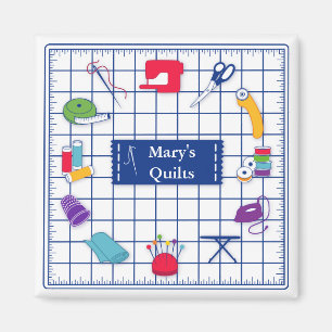 Anpassa etiketten Quilt Magnet