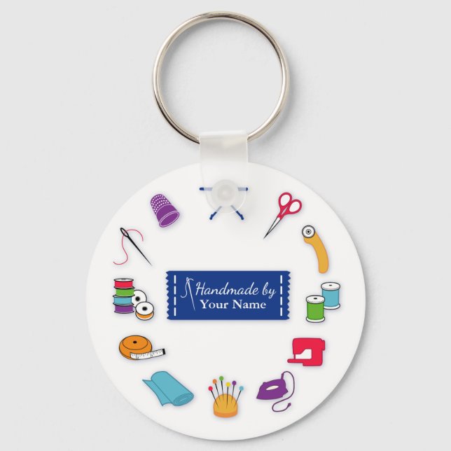 Anpassa etikettnyckelkedjan nyckelring (Framsida)