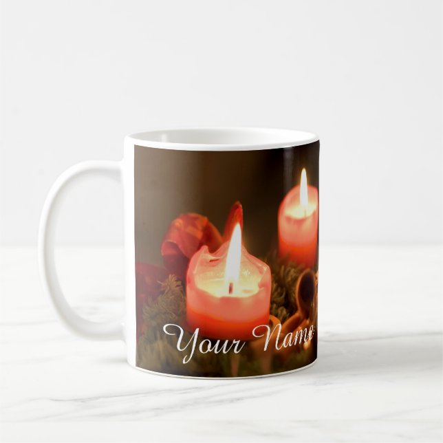 Anpassa ett ädelt God jul till dig! Kaffemugg (Vänster)