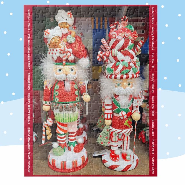 Anpassa familjens julklapp i Namn Pussel (Skapare uppladdad)