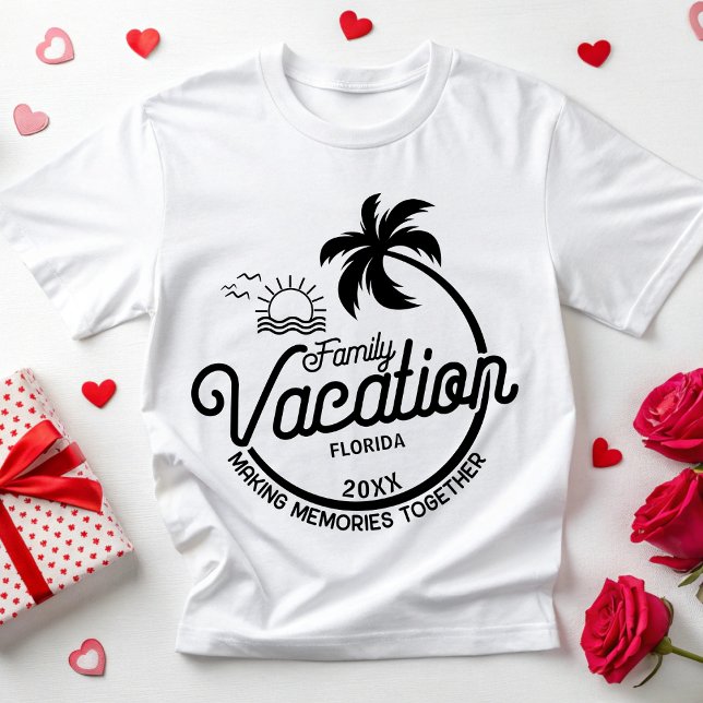 Anpassa Family Vacation 2025 Family Group Resa T Shirt (Skapare uppladdad)