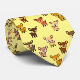 Anpassa färgaden hjort mönster slips
