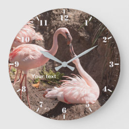 Anpassa Flamingoes-fåglar i fotografi av Kärlek Stor Klocka