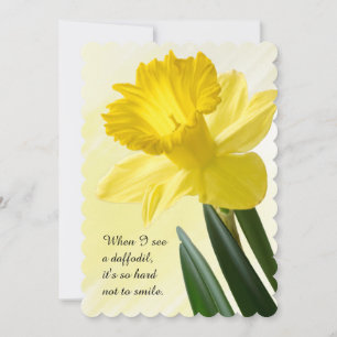 Anpassa Floral Photography Gult Daffodil Pic